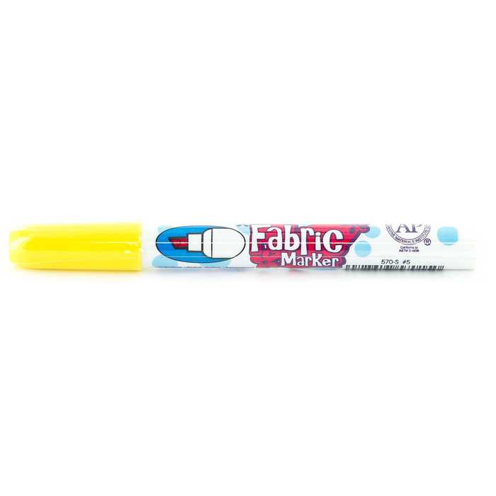 Yellow Chisel Tip Fabric Marker Hobby Lobby 926709